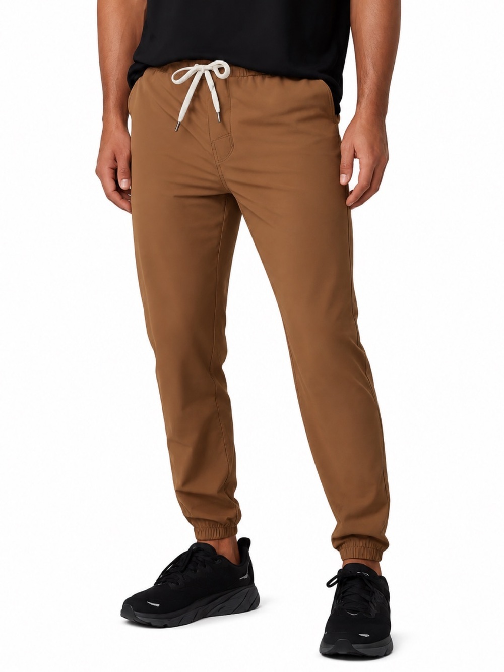 Vuori Kore Jogger V456 Pecan Brown Performance Lined Joggers Small EUC!